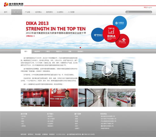 迪卡國(guó)際集團(tuán)網(wǎng)站UI設(shè)計(jì) 打造專業(yè)、現(xiàn)代與用戶友好的網(wǎng)頁(yè)體驗(yàn)